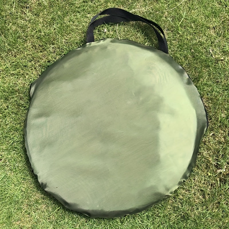 Car mounted pop-up trash bin, outdoor camping folding trash bin, leak proof Oxford cloth handle bin, portable camping picnic storage bin, large folding bag, garbage bag