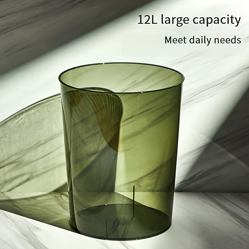 A 3.17gal Minimalist Car Trash Can That Can Also Serve As a Party Ice Bucket Or a Flower Pot. It Has a Large Capacity And Is Suitable for Various Settings Like Home And Office.