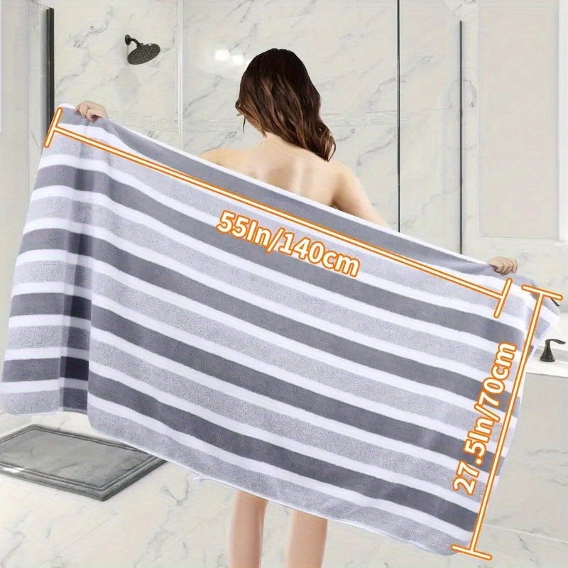 1 Towel\u002F1 Bath Towel Super Absorbent Microfiber - Quick Dry, Soft and Durable Hair Towel Suitable for Sports, Gym, and Shower Use - Available in Two Sizes: 13.78 inches X 29.53 inches, 27.56 inches X 55.12 inches