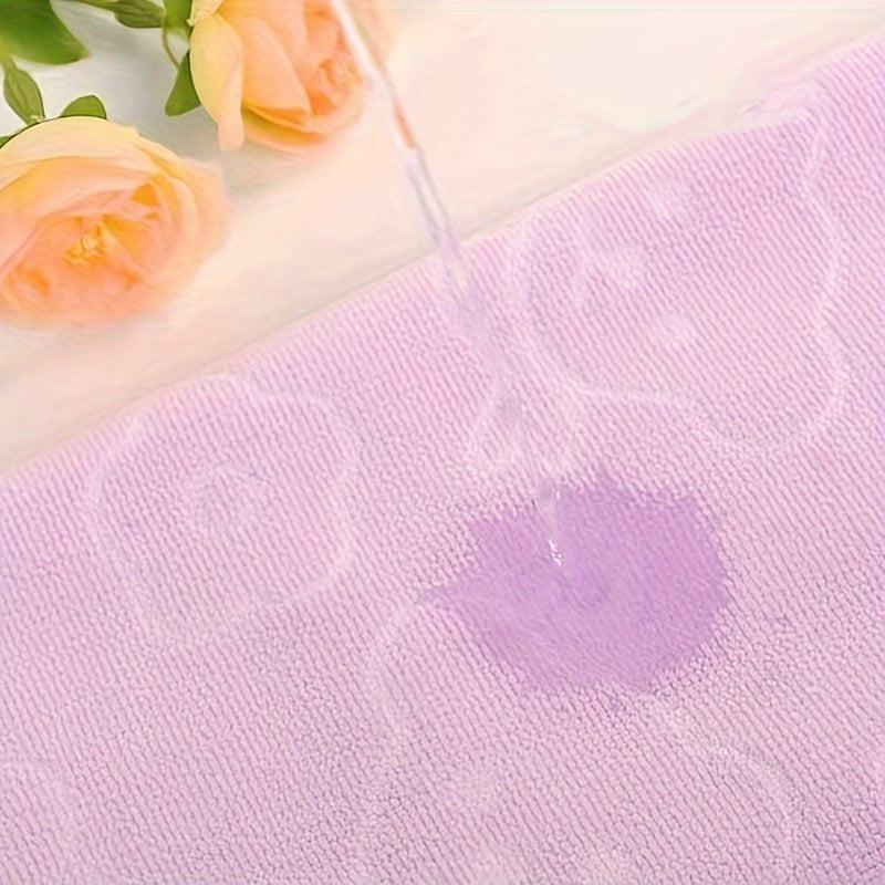 Super Soft Microfiber Bath Towel, Highly Absorbent and Quick Drying Design with Cute Bear Pattern, Suitable for Bathroom, Shower, Swimming Pool and Beach - 200g Thickened Microfiber Cloth