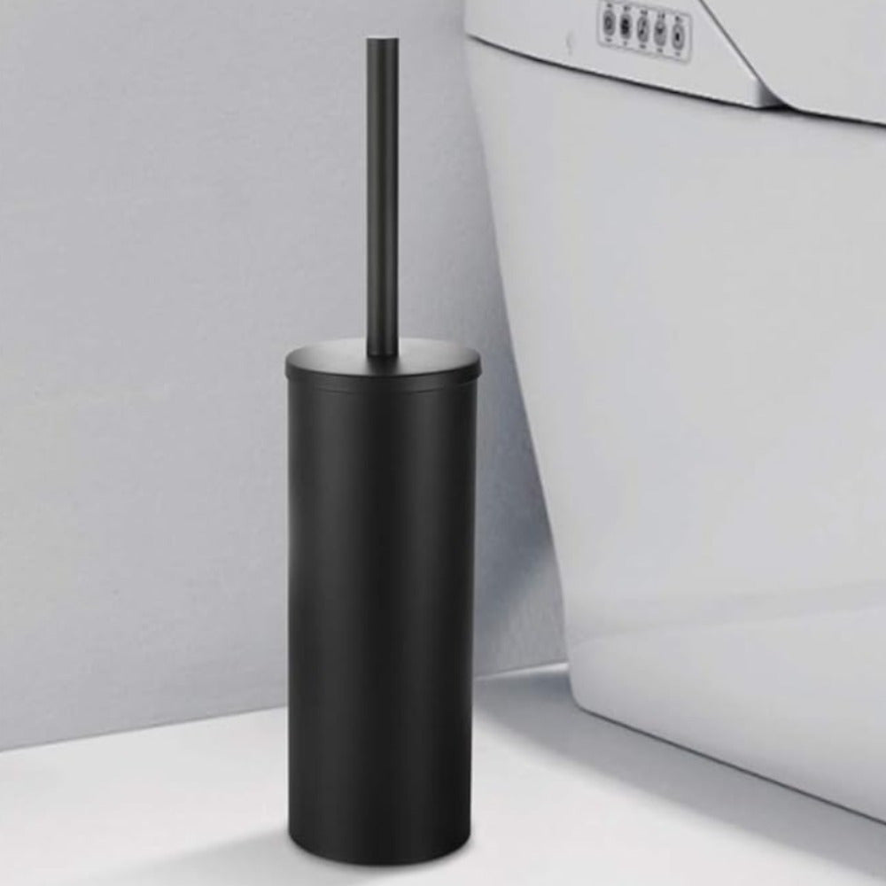 Freestanding Stainless Steel Toilet Brush and Holder Cleaning Kit for Bathroom