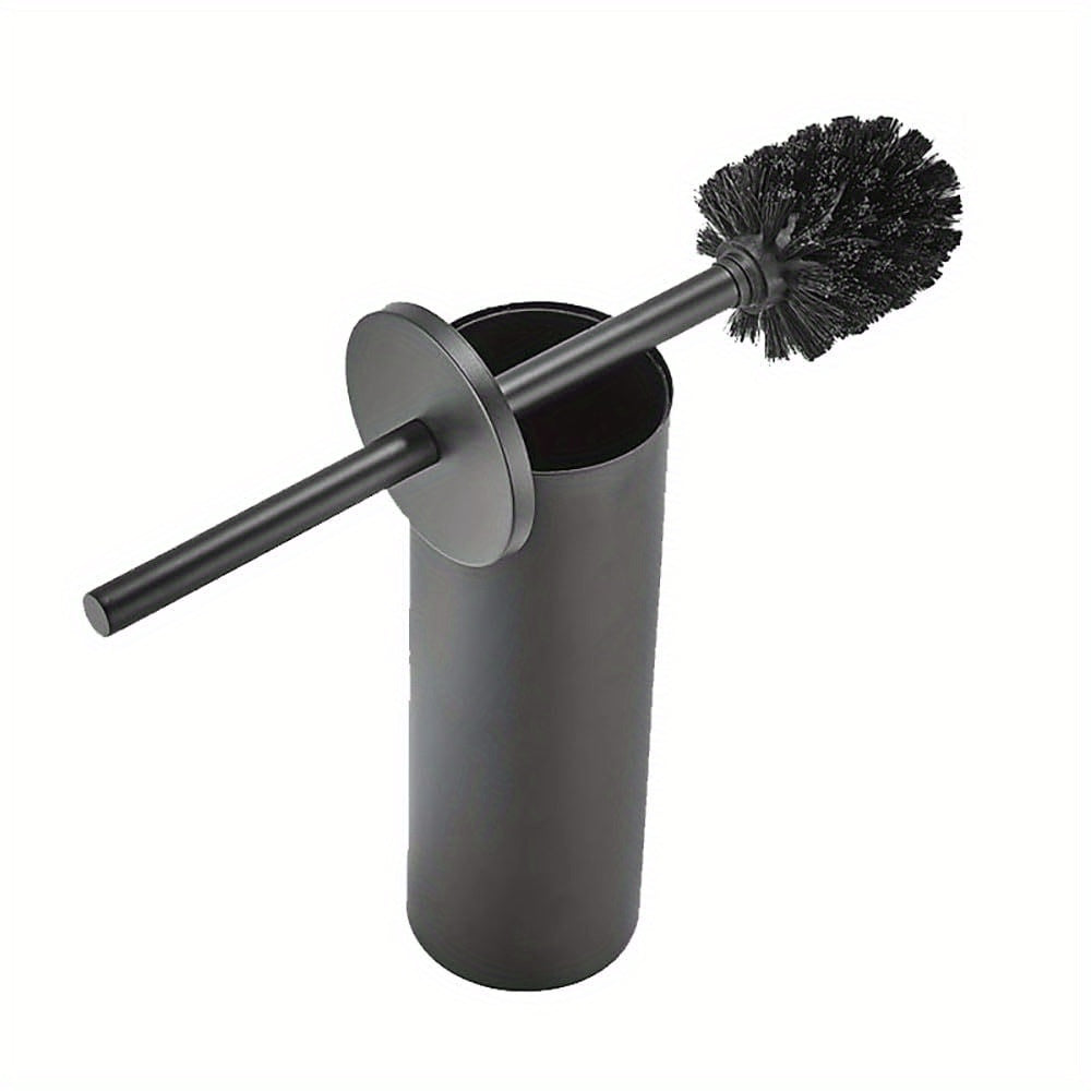 Freestanding Stainless Steel Toilet Brush and Holder Cleaning Kit for Bathroom