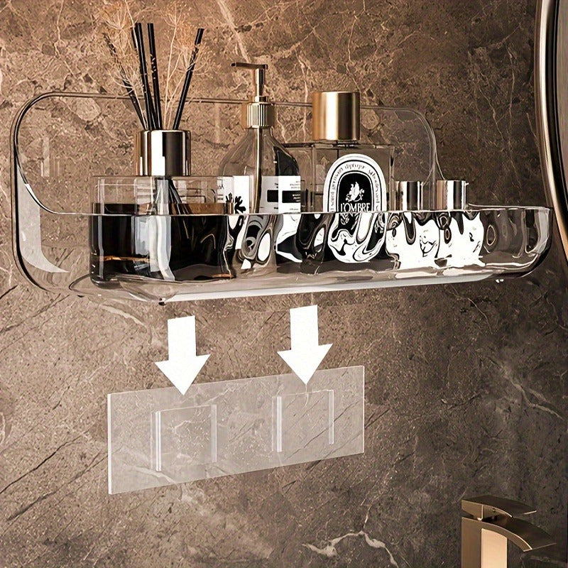 Easy-Install Acrylic Wall Shelf - No Drilling Required - for RV Bathroom - Perfect for Bathroom & Cosmetic Organization - for New Year, Valentine'S Day, Easter RV Showers