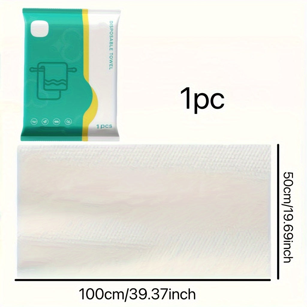 1pc Portable Disposable Bath Towels, With 3 Different Sizes, Larger And Thicker, Individually Packaged, Comfortable For Bathing, Highly Absorbent, Suitable For Business Trips, Families, Gyms, Offices, Vacations, And Camping,Travel Essentials