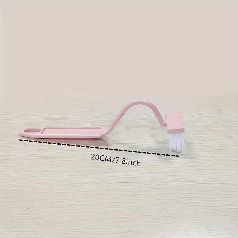 1 Blue V-Shaped Toilet Brush: Innovative S-Shaped Design for Efficient Cleaning of Toilet Bowls, Suitable for Living Room, Toilet, and Kitchen, No Electricity Required, Made of Plastic