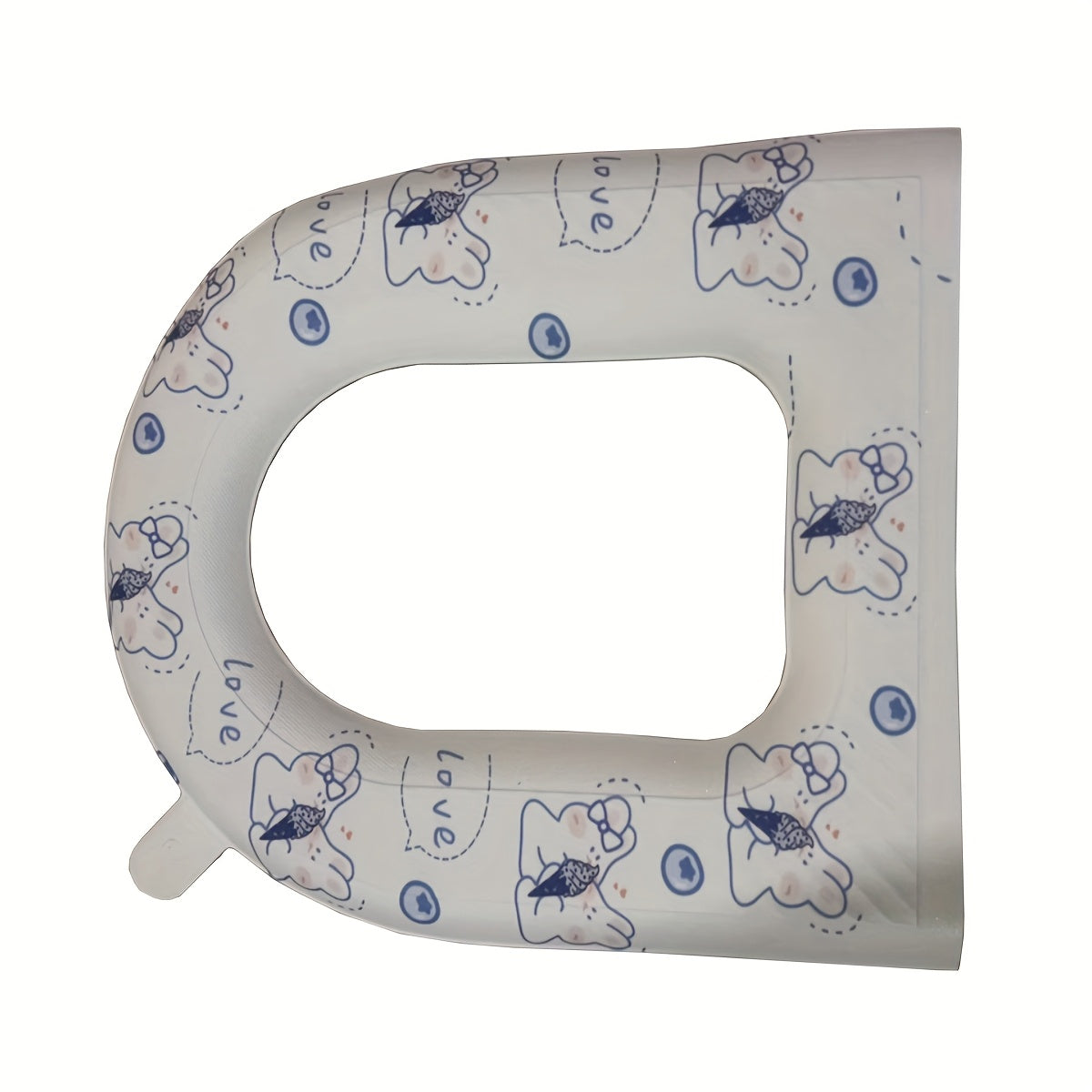 Waterproof Toilet Seat Cushion with Cute Bunny Design - Soft, Washable, Portable, All-Season Comfort for Home Use, Buttocks Comfort|Playful Design|Easy Installation