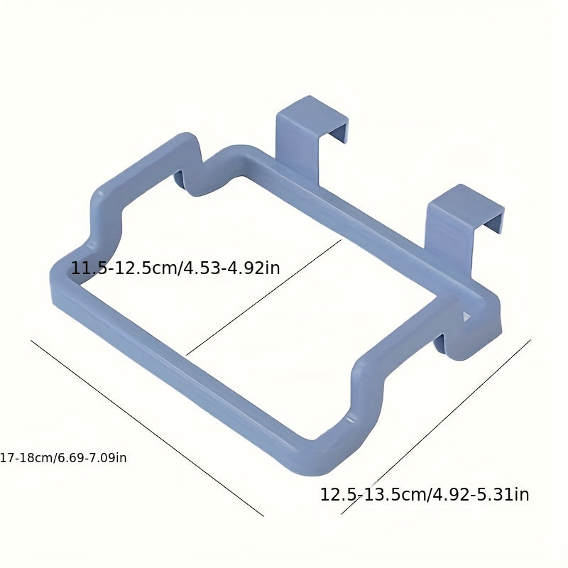 One Hanging Trash Can: Reusable Plastic Bag Holder for Kitchen, Dining Room, Garage and Bathroom