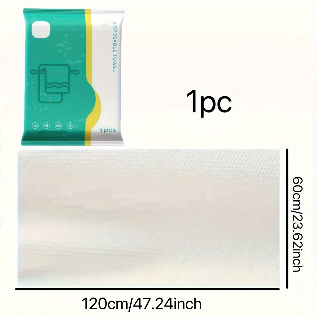 1pc Portable Disposable Bath Towels, With 3 Different Sizes, Larger And Thicker, Individually Packaged, Comfortable For Bathing, Highly Absorbent, Suitable For Business Trips, Families, Gyms, Offices, Vacations, And Camping,Travel Essentials
