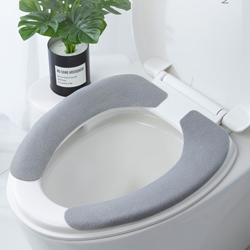 Soft & Washable Toilet Seat Cushion - Seamless, Fit for Most Bathrooms, Bathroom Furniture