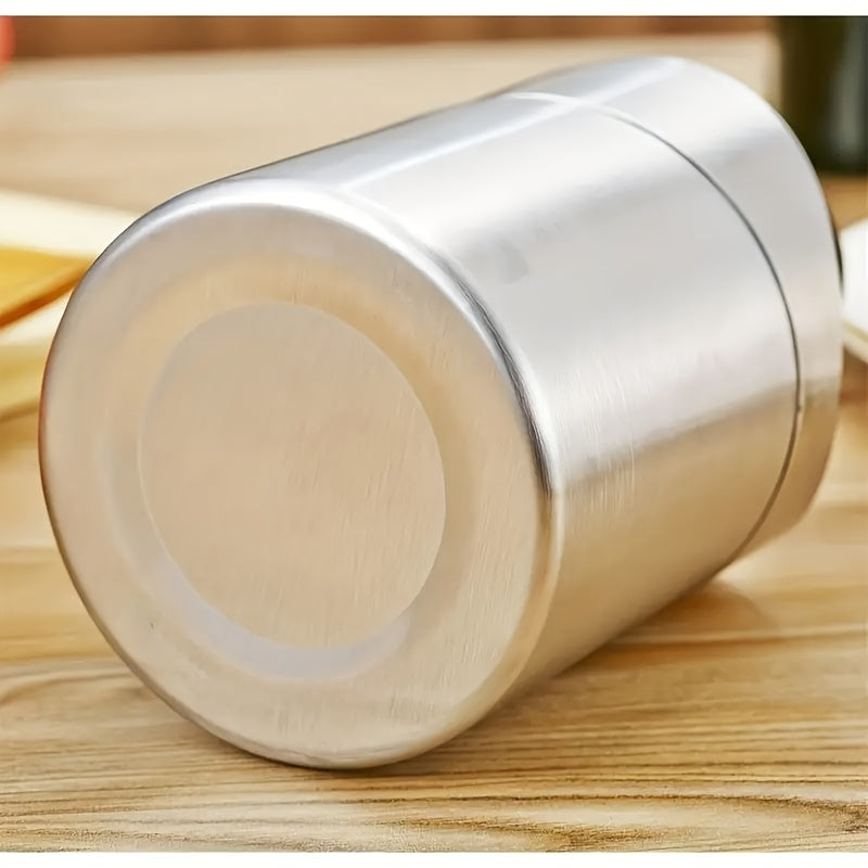 Mini Flip-Top Stainless Steel Trash Can - Durable, Sleek Design for Bedroom & Dressing Room Countertops, Countertop Trash Can | Modern Aesthetic | Sleek Finish