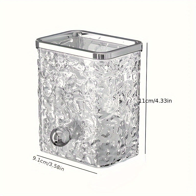 Glacier Pattern Wall-mounted Storage Box without Drilling Bathroom Toiletries Storage Rack Bathroom Storage Shelf