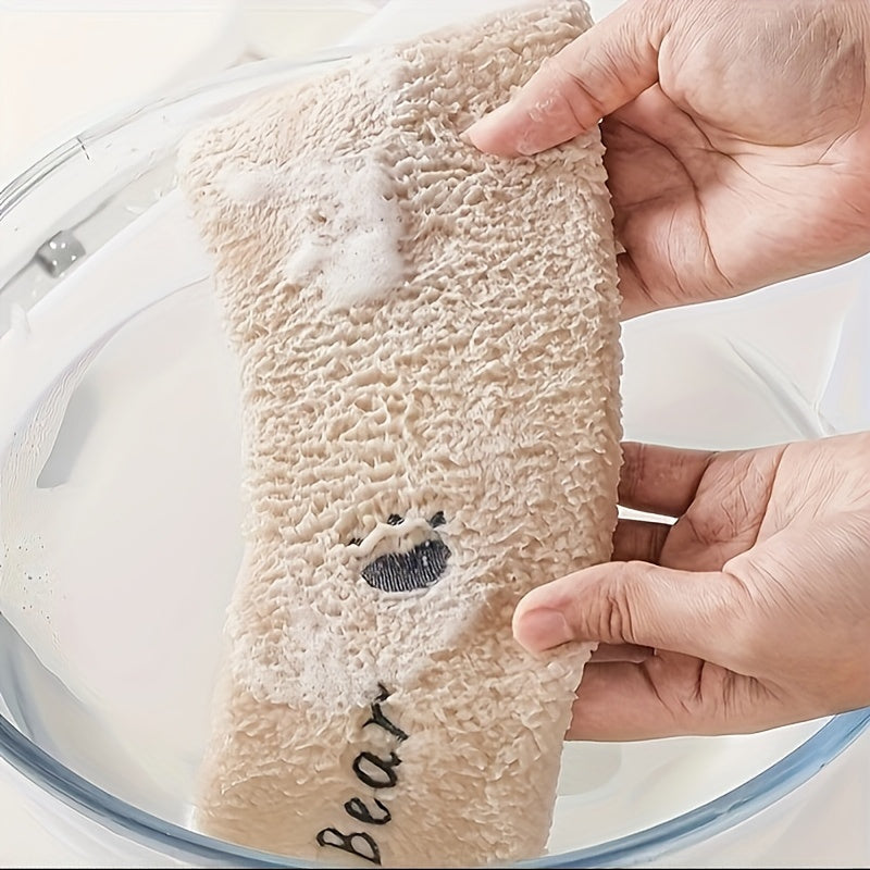 Cozy Cartoon Toilet Seat Cover - Thick, Warm & Non-Slip Cushion for All Seasons, Easy to Clean, Pedestal Ring, Bathroom Accessories