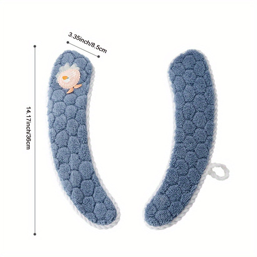 1 Pair Adhesive Toilet Seat Covers with Hexagon Pattern - Soft Cushioned Non-Slip Bathroom Pads, Washable All-Season Comfort for Home Toilet Seat Protection, Hygiene Enhancement, Playful Design, Secure Fit Design