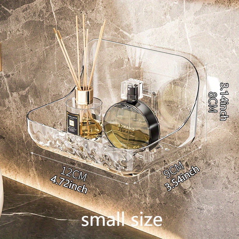 Easy-Install Acrylic Wall Shelf - No Drilling Required - for RV Bathroom - Perfect for Bathroom & Cosmetic Organization - for New Year, Valentine'S Day, Easter RV Showers