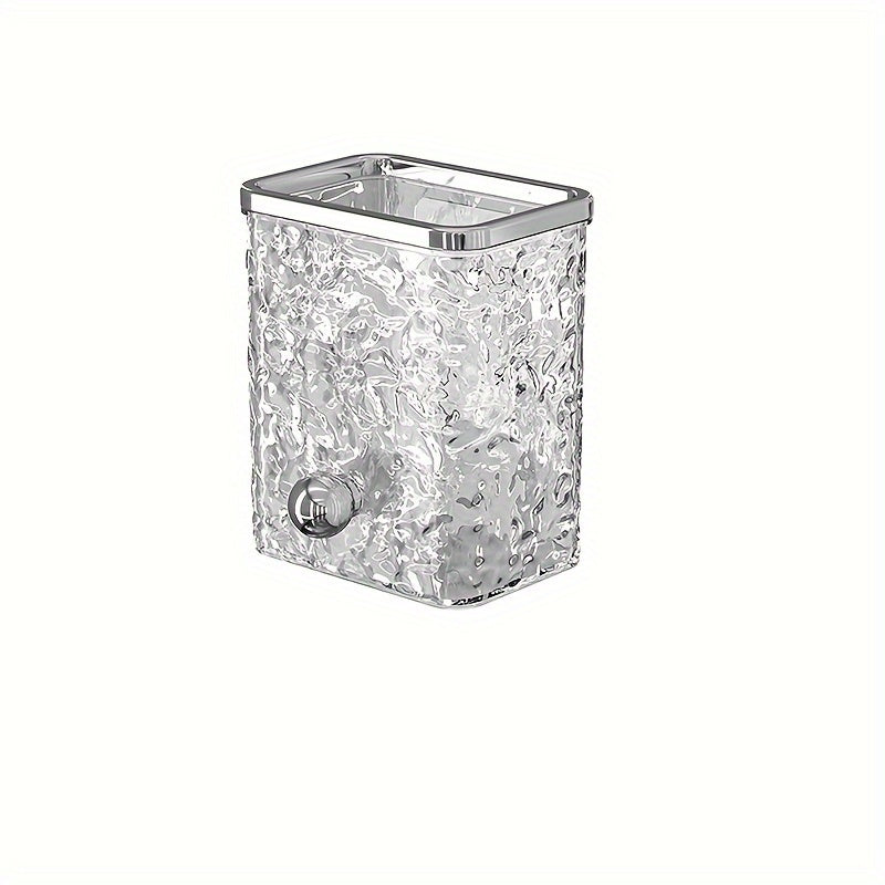 Glacier Pattern Wall-mounted Storage Box without Drilling Bathroom Toiletries Storage Rack Bathroom Storage Shelf